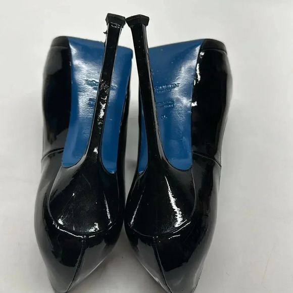 Yves Saint Laurent YSL Tribute Pump High Heels Patent Leather Black Size 36 US 6 - Picture 13 of 17
